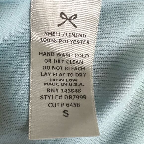 Everly off the shoulder summer dress pink flamingos Dress size Small - Picture 9 of 9